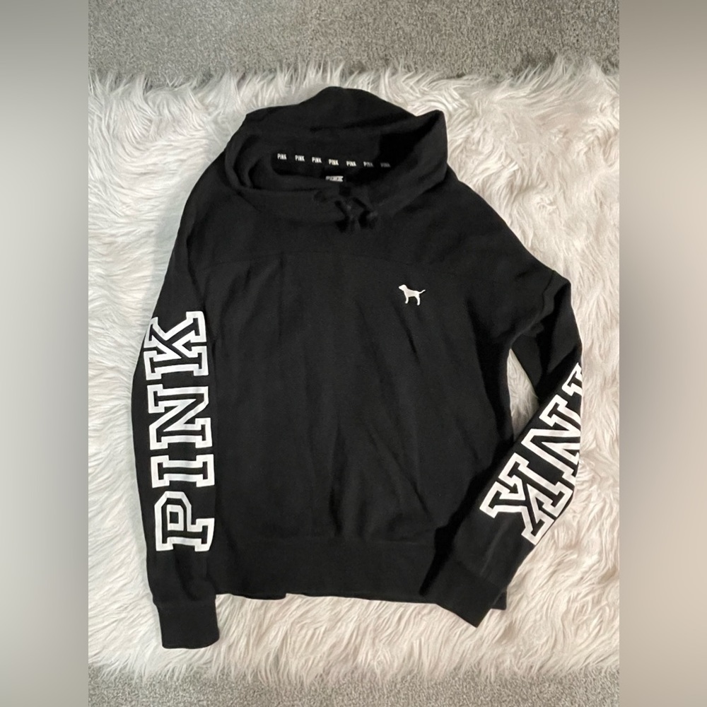 PINK Black Hoodie
